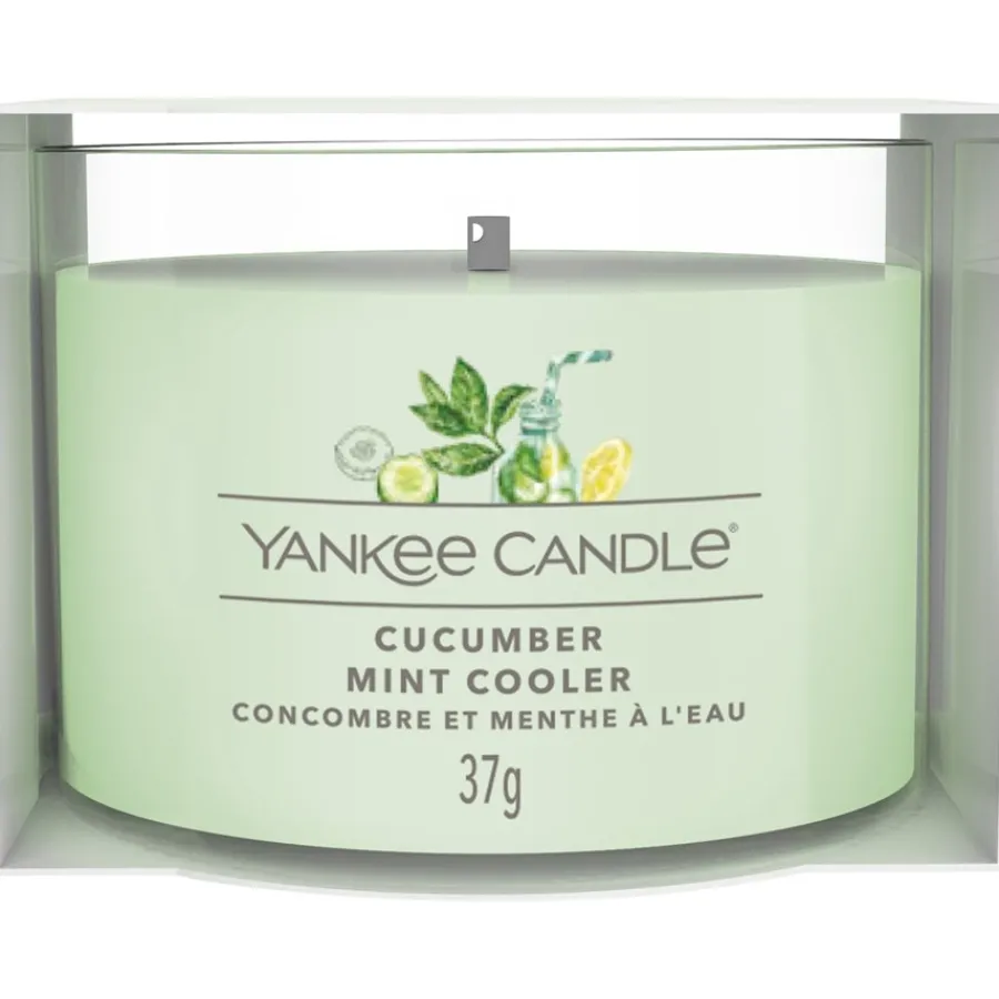 Yankee Candle Votivkerze im Glas Cucumber Mint Cooler von