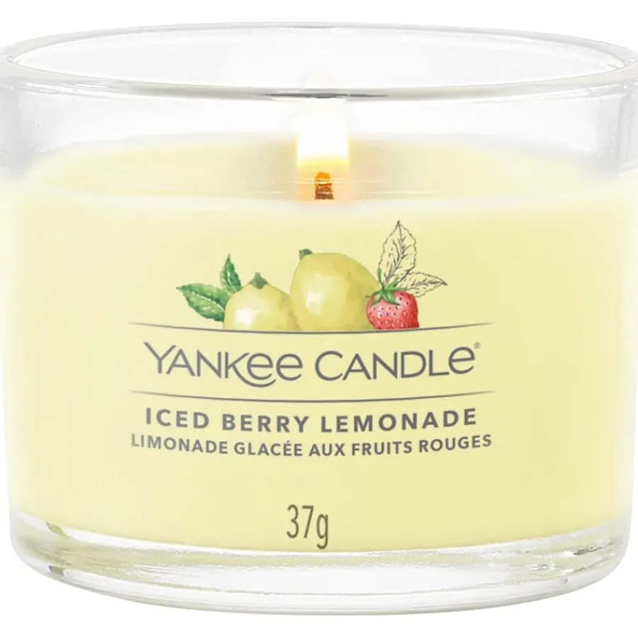 Yankee Candle Votivkerze im Glas Iced Berry Lemonade von