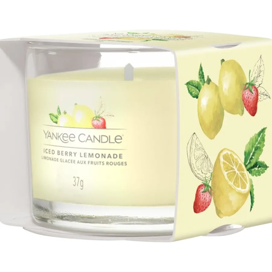 Yankee Candle Votivkerze im Glas Iced Berry Lemonade von