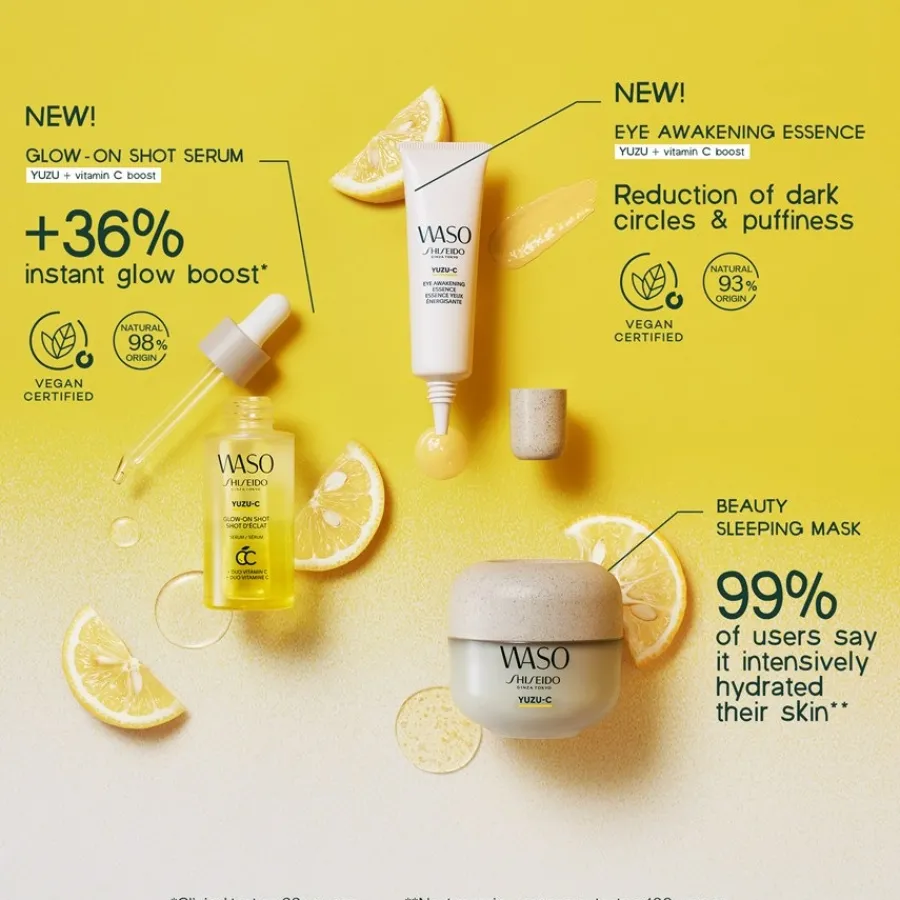 Shiseido WASO Yuzu-C Glow-On Shot von New