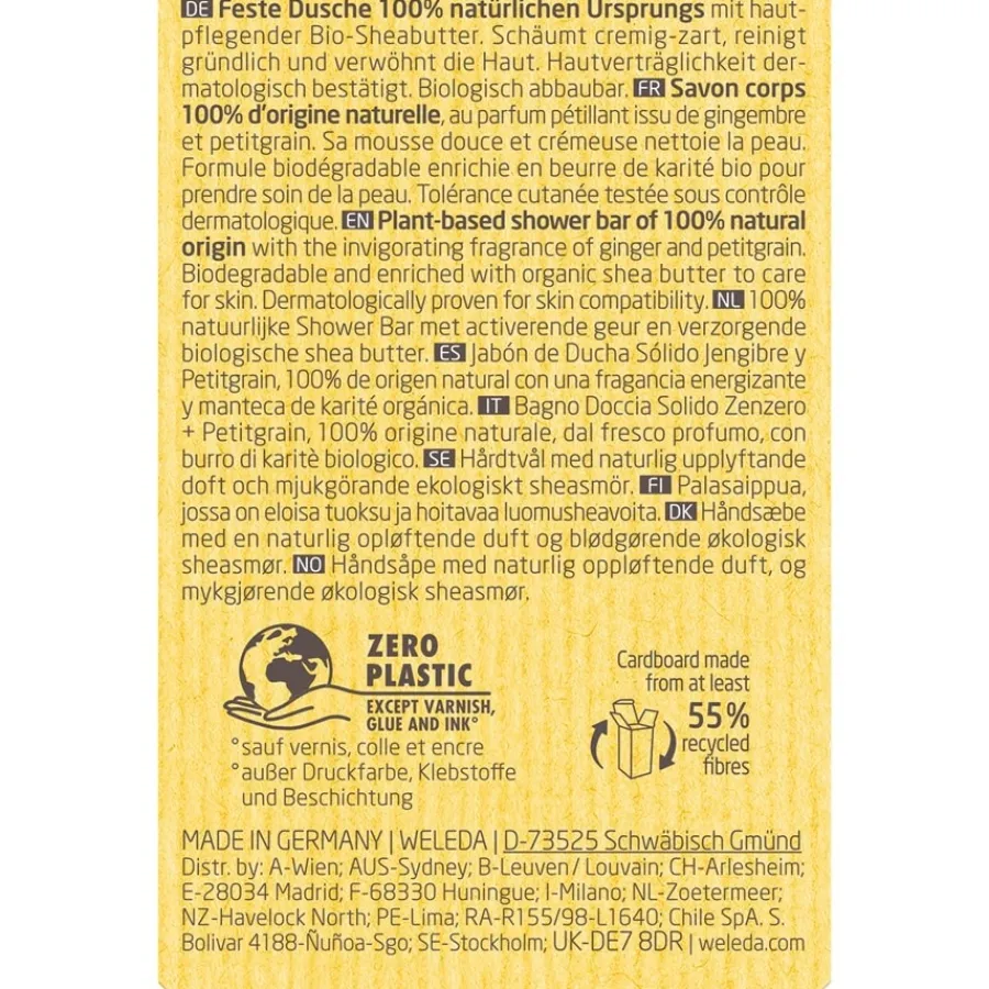 Weleda Feste Duschpflege Ginger + Petitgrain