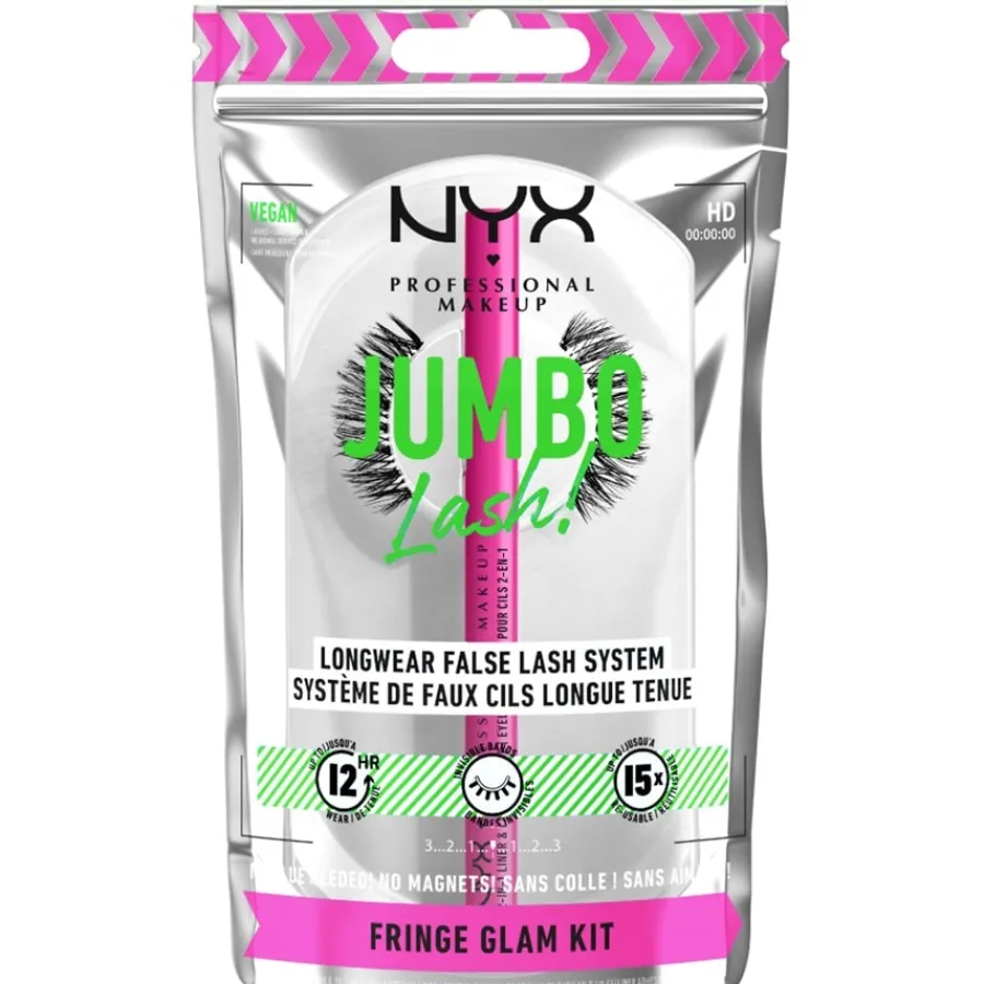 NYX Professional Makeup Wimpern Jumbo Lash Fringe Glam Kit von